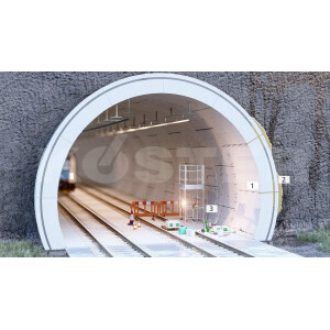 Tunnel in Tübbingbauweise