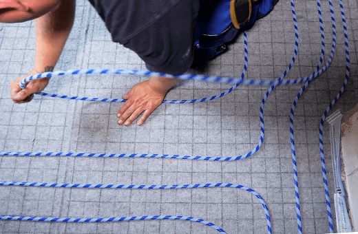 BLANKE Fußbodenheizung für die Sanierung - Renovierungssysteme