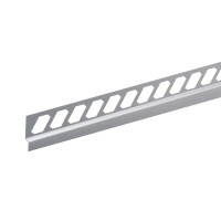 AQUA-KEIL WAND Edelstahl gebürstet,8,0 mm,1,48 m,linker Anschlag