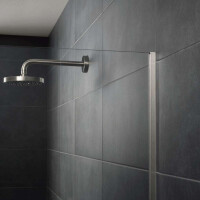 AQUA_GLAS Edelstahl, schwarz matt,beschichtet, 12mm/2,5m