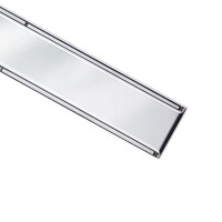 Rostabdeckung 2.0, Edelstahl, natur, gebürstet, 0,9m