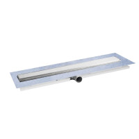 DIBA-LINE 2.0 Linienentwässerungskörper, Edelstahl, ohne Rostabdeckung, 54mm/1,1m