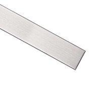 Rostabdeckung 2.0 Rahmenlos, Edelstahl, befliesbar, Länge 100cm