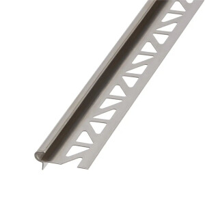 Deko-Stufenkante Florentiner, Aluminium, silber matt, eloxiert, 12,5mm/2,5m