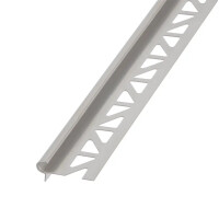 Deko-Stufenkante Florentiner, Edelstahl, natur, gebürstet, 11mm/2,5m