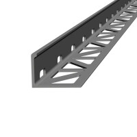 AF-Profil, Aluminium, edelstahlmetallic, beschichtet, 18,5mm/2,5m