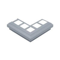 BALKON-BP Innenecke 90°, Aluminium, altkupferbraun, beschichtet
