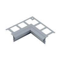 BALKON-BP Außenecke 135°, Aluminium, mittelgrau, beschichtet