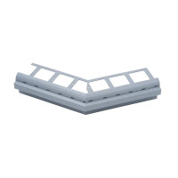 BALKON-Drainviertelkreis Außenecke 135°, Aluminium, altkupferbraun, beschichtet