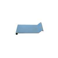 BALKON-Abschlusswinkel-Verbinder, Aluminium, altkupferbraun, beschichtet, Abdeckhöhe: 80mm, 12,5mm/80mm