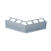 BALKON-Abschlusswinkel Außenecke 90°, Aluminium, altkupferbraun, beschichtet, Abdeckhöhe: 50mm, 10,5mm /50mm