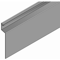 RINSYS Traufabdeckblende, Aluminium, mittelgrau, beschichtet, 2,5m