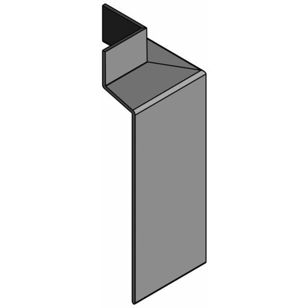 Traufabdeckblende Aussenecke 90Grd
