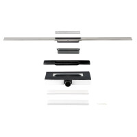 DISK FLEX-LINE Höhe 75mnm, Ablauf links/rechts