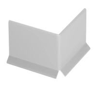 BALKON-Kiesleiste Eckverbinder, Edelstahl, natur, gebürstet, 60mm