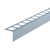 BALKON-Abdeckwinkel Plus Aluminium, mittelgrau 40,0 mm 2,50 Meter