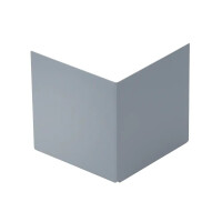 BALKON-Abdeckwinkel Plus Ecke Aluminium. braun 40,0 mm
