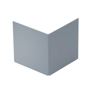BALKON-Abdeckwinkel Plus Ecke Aluminium. braun 80,0 mm