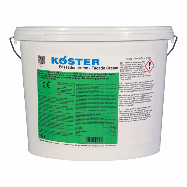 KÖSTER Fassadencreme 15 Liter (für ca 60qm)