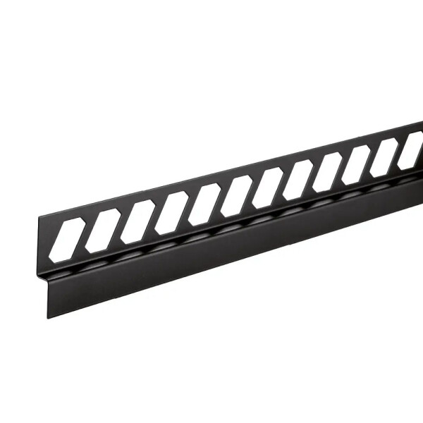 Edelstahl schwarz
