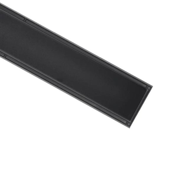 Edelstahl schwarz